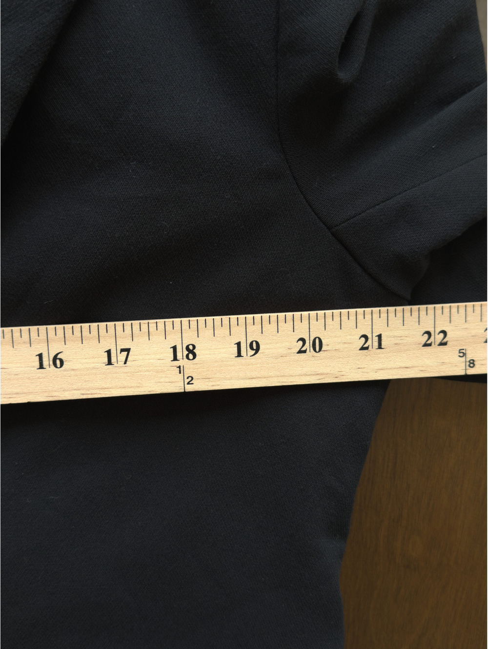 Joie Black Cropped One Button Blazer Jacket Stretch Career Office Women’s L - Picture 9 of 11